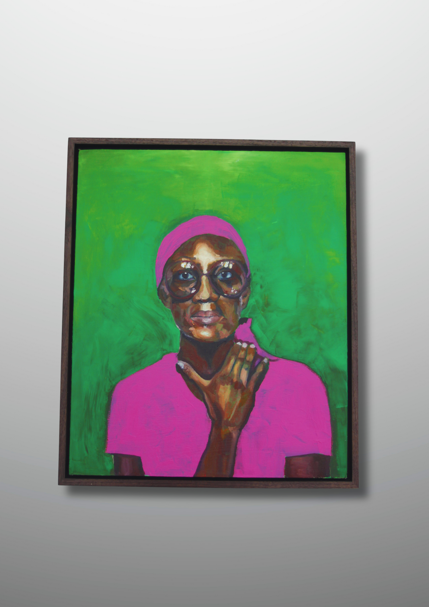Cynthia, Oil on canvas. 2025 (22" x 20")